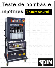 Teste de bombas e injectores Common-rail